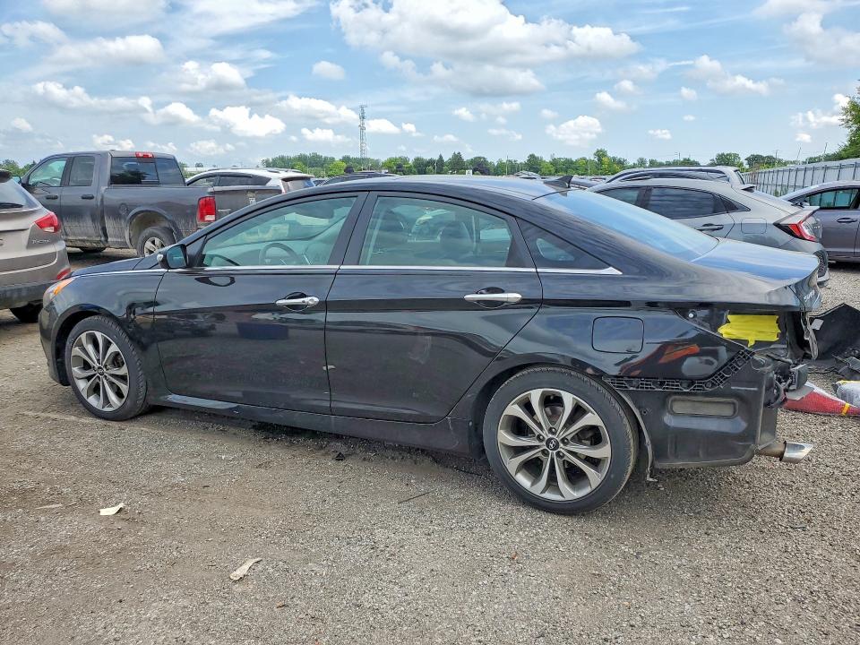 2014 Hyundai Sonata VIN 5NPEC4AB5EH926926 COPART salvage auction — REAR END, On - Permit Salvage, sold $1,500 on 2026-07-14 (photo 2)