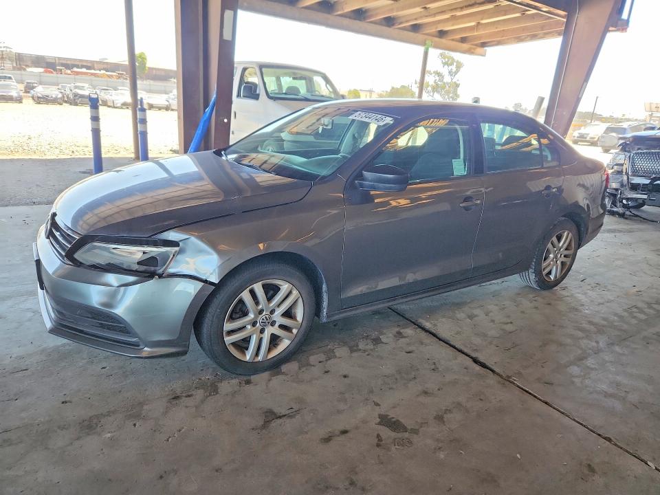 2015 Volkswagen Jetta VIN 3VW1K7AJ5FM352539 COPART salvage auction — FRONT END, Ca - Dis/Dlr/Exp Only Clean Title, sold $575 on 2026-07-02 (photo 1)