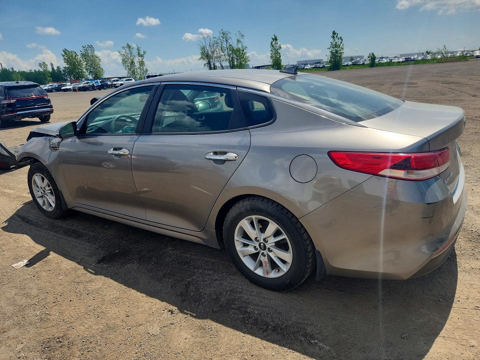 2016 Kia Optima VIN 5XXGT4L33GG075450 COPART salvage auction — FRONT END, Qc - Gravement Accidente, sold $350 on 2026-07-21 (photo 2)