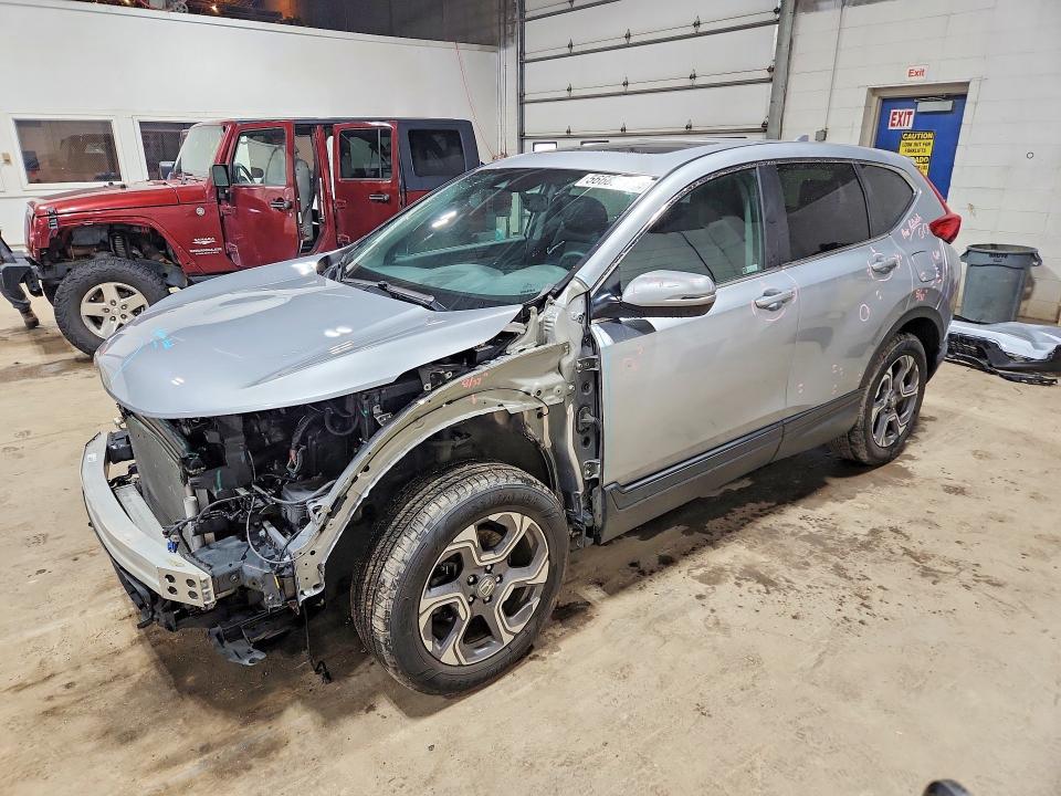 2018 Honda VIN 7FARW2H87JE027957 COPART salvage auction — FRONT END, Mn - Cert Of Title-Salvage, sold $7,300 on 2026-07-16 (photo 1)