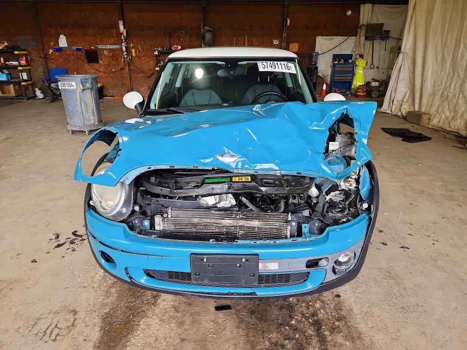 2010 Mini Cooper VIN WMWMF3C52ATZ23070 COPART salvage auction — FRONT END, PA - CERTIFICATE OF SALVAGE, sold $325 on 2026-07-02 (photo 5)