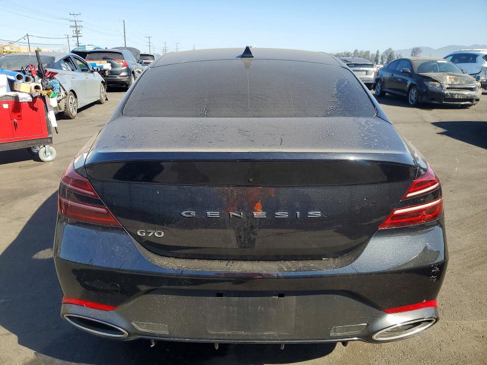 2026 Genesis G70 VIN KMTG14SC5TU161579 COPART salvage auction — FRONT END, Ca - Salvage Certificate, sold $9,500 on 2026-07-27 (photo 6)