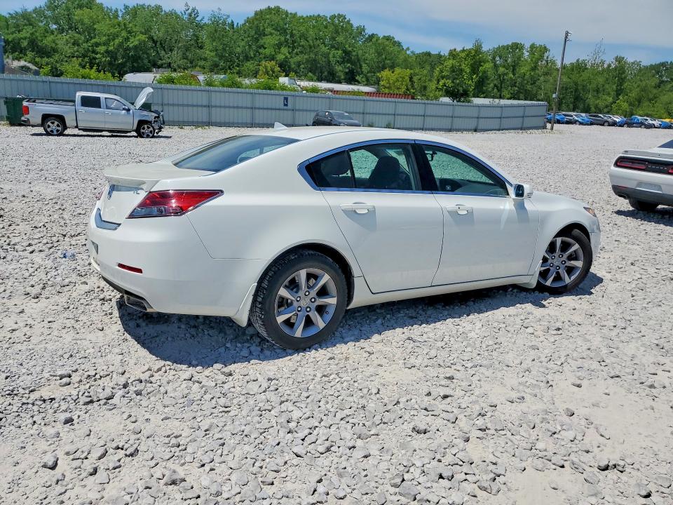 2012 Acura Tl VIN 19UUA8F54CA037102 COPART salvage auction — FRONT END, Oh - Cert Of Title-Salvage, sold $2,150 on 2026-07-02 (photo 3)
