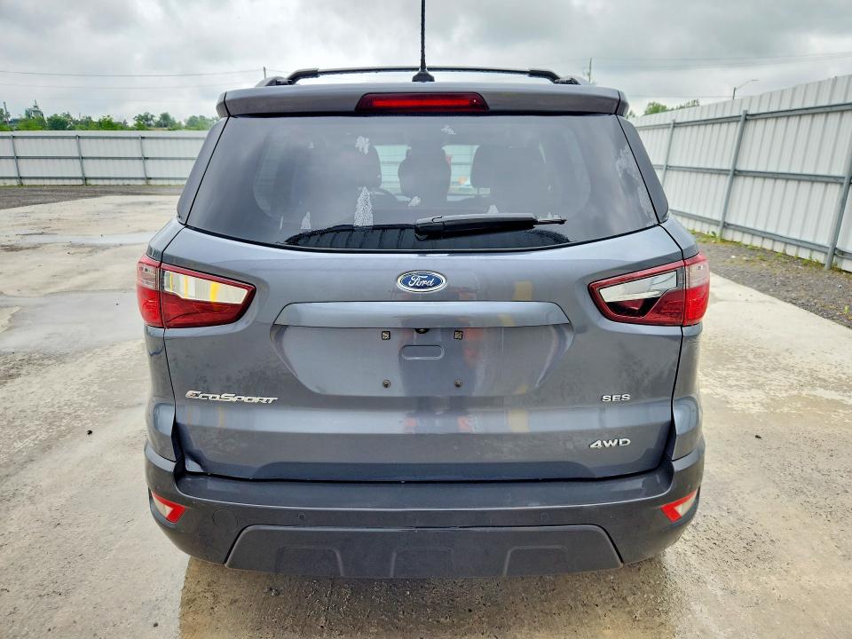 2018 Ford Ecosport VIN MAJ6P1CL4JC187069 COPART salvage auction — MINOR DENT/SCRATCHES, On - Permit No Brand - Unfit (P), sold $150 on 2026-07-29 (photo 6)