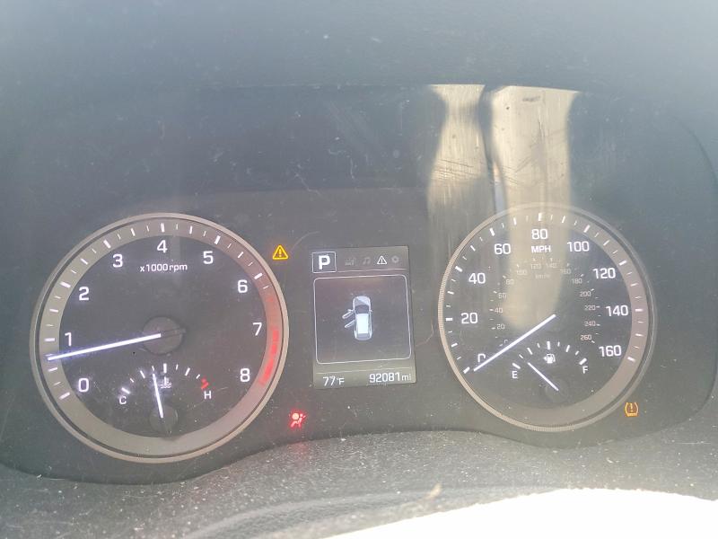 2017 Hyundai Tucson VIN KM8J33A40HU297530 COPART salvage auction — VANDALISM, Ca - Salvage Certificate, sold $2,850 on 2026-07-31 (photo 9)