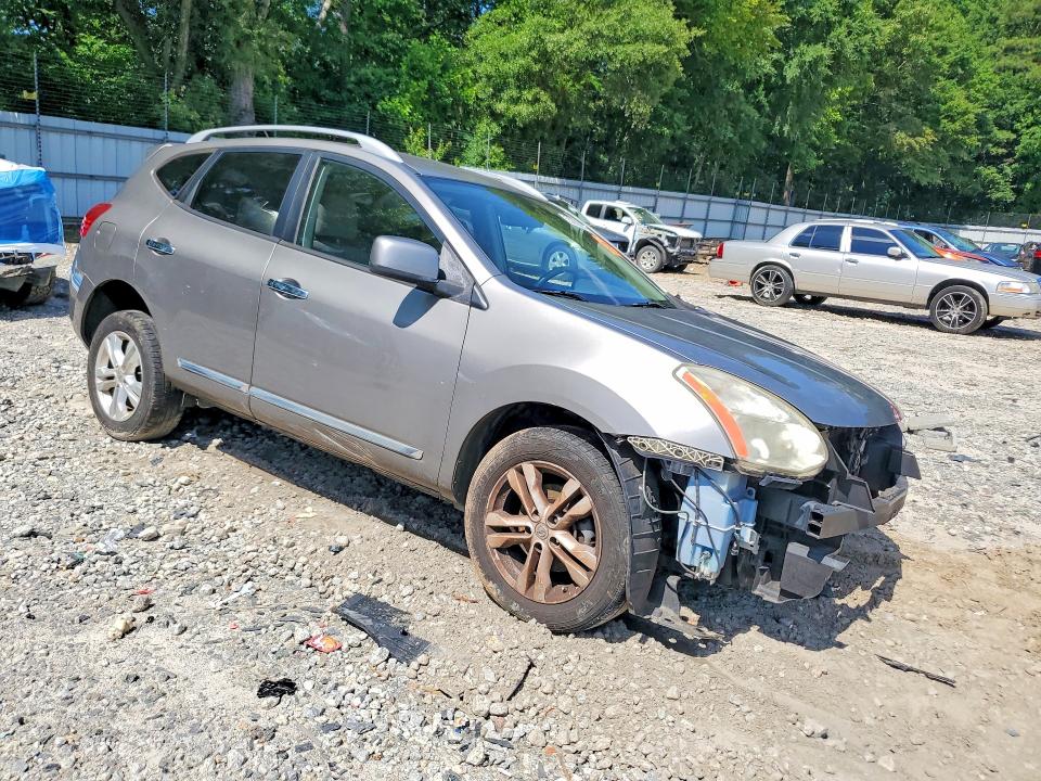 2013 Nissan Rogue VIN JN8AS5MT8DW016728 COPART salvage auction — FRONT END, Ga - Cert Of Title-Salvage, sold $250 on 2026-07-17 (photo 4)