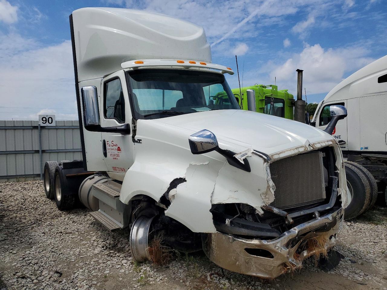 2021 International LT VIN 3HSDZAPR8MN597341 COPART salvage auction — Front End, KY - CERT OF TITLE-SALVAGE, sold $8,500 on 2026-07-09 (photo 1)