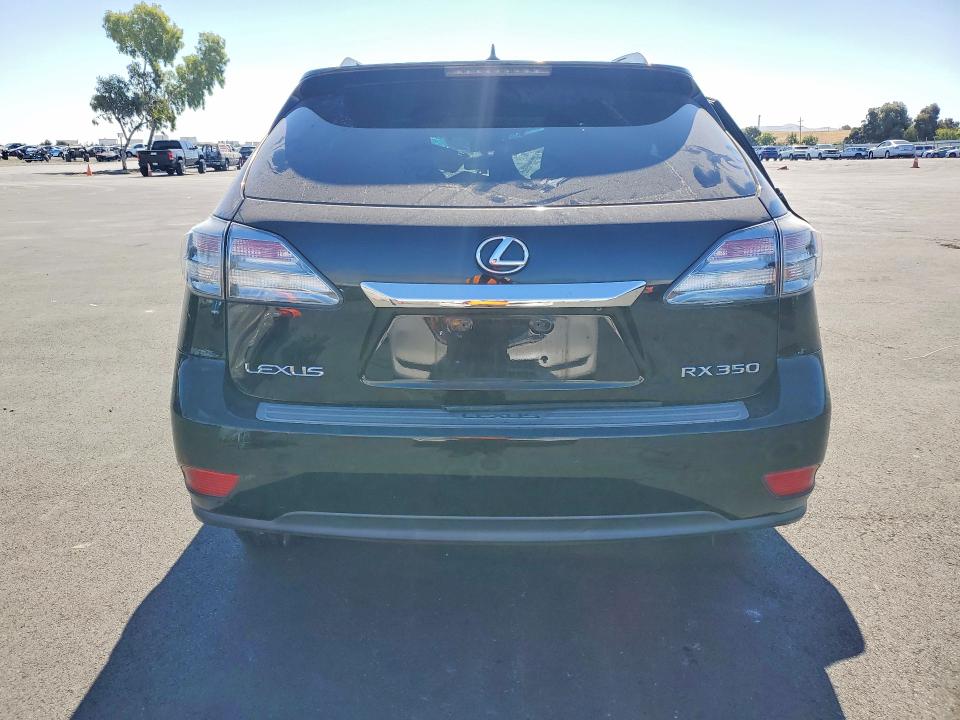 2010 Lexus Rx VIN JTJZK1BA3A2401476 COPART salvage auction — ROLLOVER, Ca - Salvage Certificate, sold $350 on 2026-07-20 (photo 6)