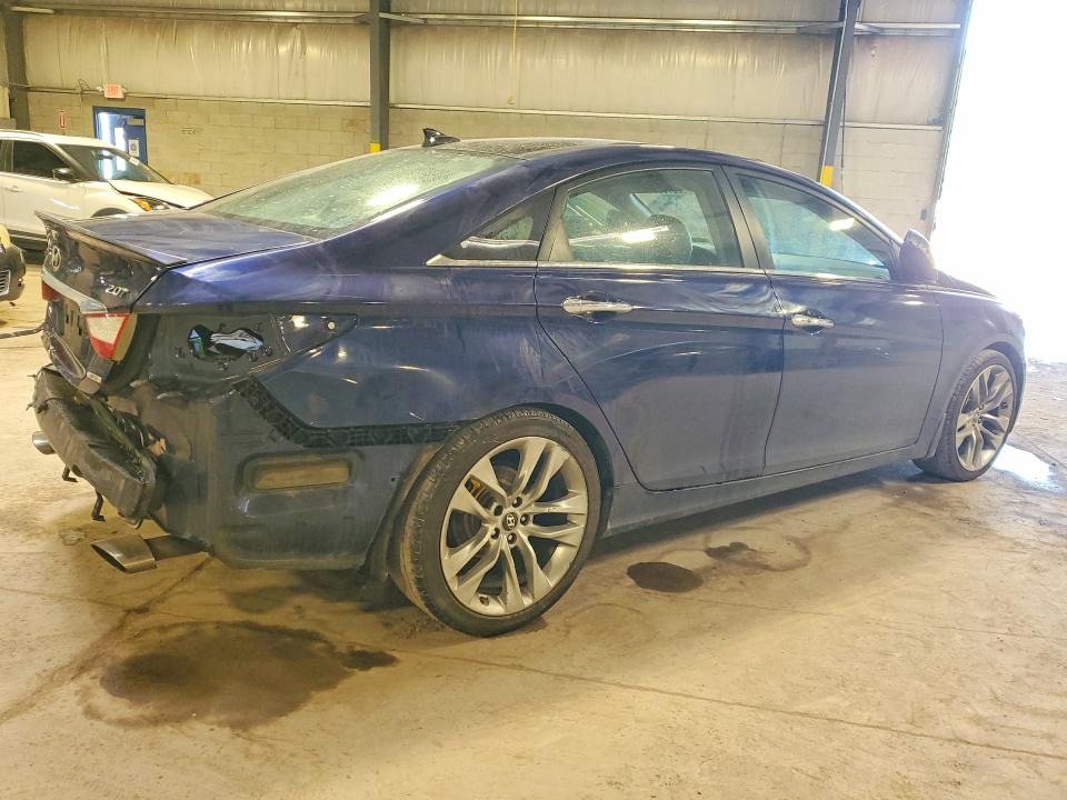 2012 Hyundai VIN 5NPEC4AB8CH459580 COPART salvage auction — REAR END, Pa - Certificate Of Salvage, sold $525 on 2026-07-13 (photo 3)