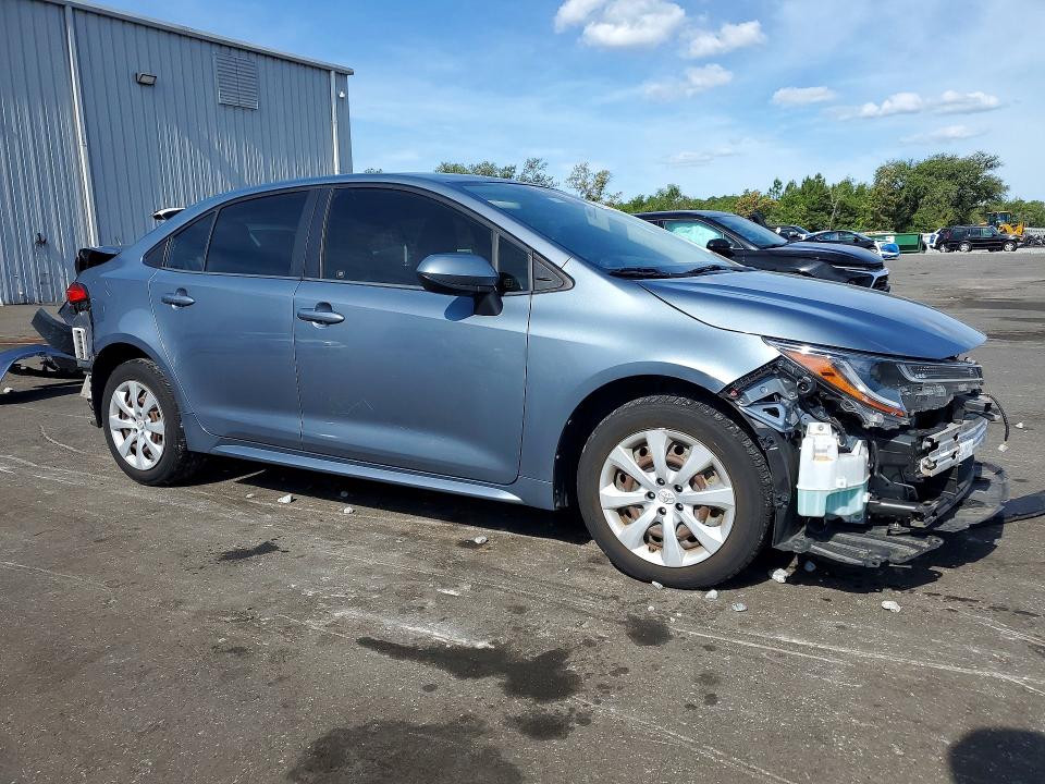 2020 Toyota Corolla VIN JTDEPRAE5LJ050259 COPART salvage auction — REAR END, Fl - Cert Of Title Slvg Rebuildable, sold $5,000 on 2026-07-13 (photo 4)