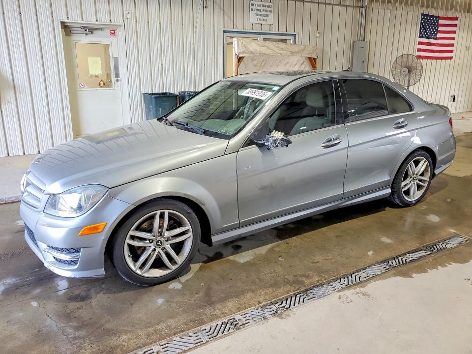2012 Mercedes-benz C-klasse VIN WDDGF8BB8CR231793 COPART salvage auction — FRONT END, Pa - Certificate Of Salvage, sold $1,550 on 2026-07-13 (photo 1)