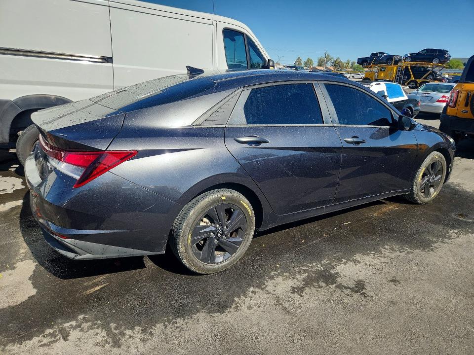 2021 Hyundai Elantra VIN 5NPLM4AG9MH025735 COPART salvage auction — MINOR DENT/SCRATCHES, Nv - Certificate Of Title, sold $8,500 on 2026-07-09 (photo 3)