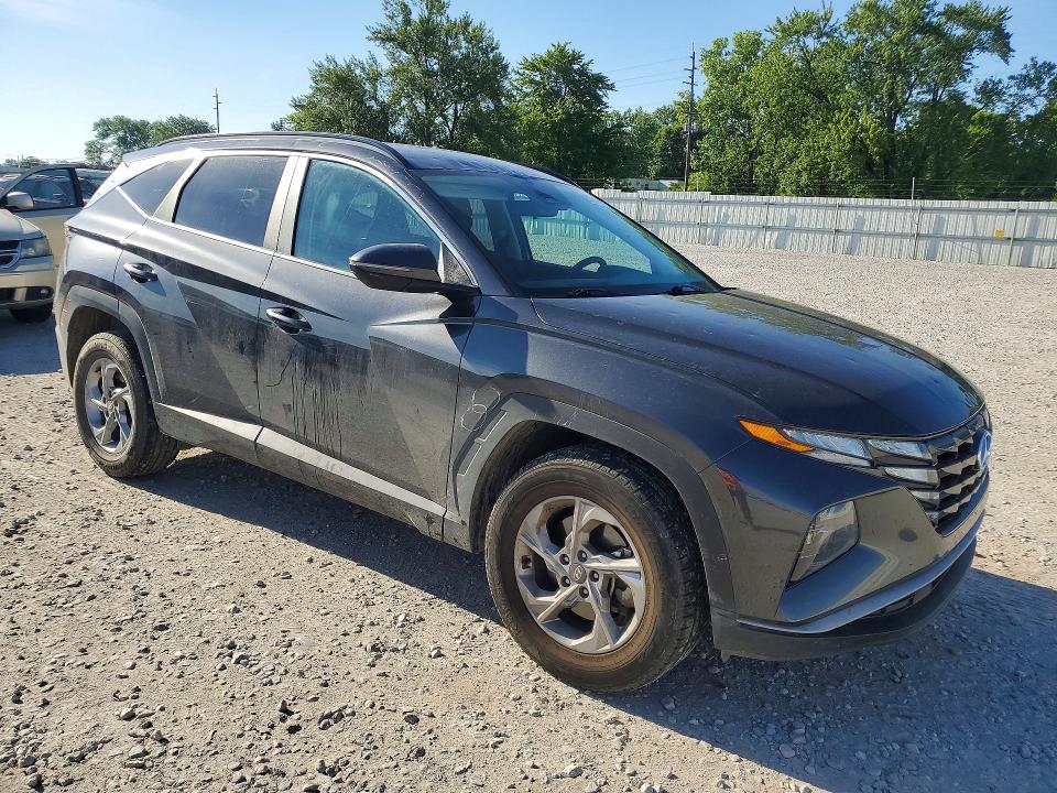 2022 Hyundai Tucson VIN 5NMJBCAE3NH080492 COPART salvage auction — HAIL, Oh - Cert Of Title-Salvage, sold $8,500 on 2026-07-31 (photo 4)