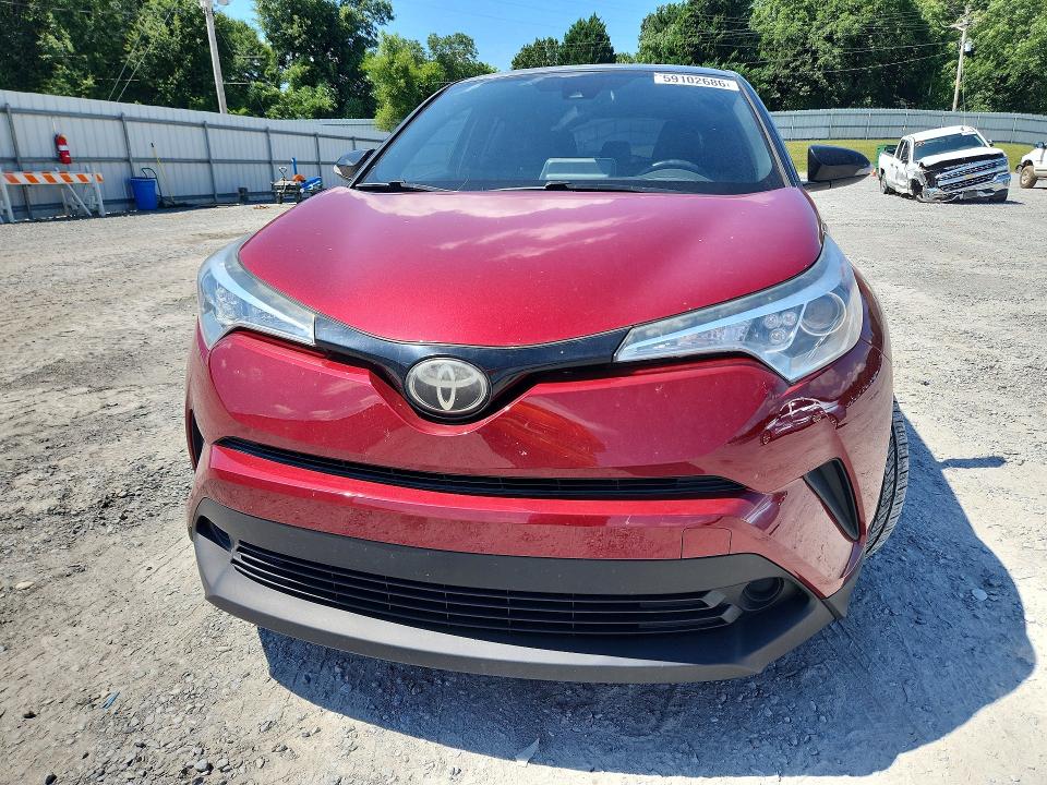 2019 Toyota C-hr VIN NMTKHMBXXKR072762 COPART salvage auction — REAR END, Nc - Salvage Certificate Of Title, sold $750 on 2026-07-29 (photo 5)