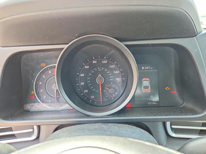 2021 Hyundai Elantra VIN KMHLL4AG5MU105165 COPART salvage auction — REAR END, Ny - Mv-907A Salvage Certificate, sold $2,800 on 2026-07-13 (photo 9)