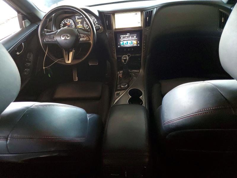 2021 Infiniti Q50 VIN JN1FV7DPXMM850425 COPART salvage auction — FRONT END, Az - Cert Of Title - Salvage, sold $5,700 on 2026-07-22 (photo 8)