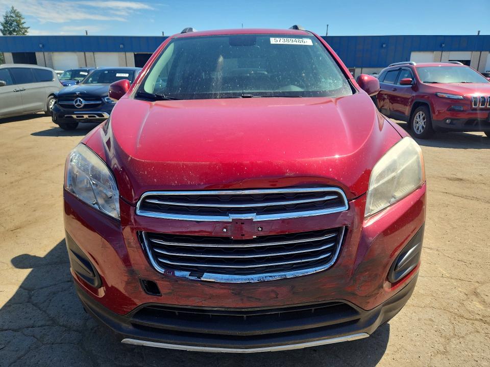2015 Chevrolet Trax VIN KL7CJLSB5FB185814 COPART salvage auction — FRONT END, Oh - Cert Of Title-Salvage, sold $300 on 2026-07-14 (photo 5)
