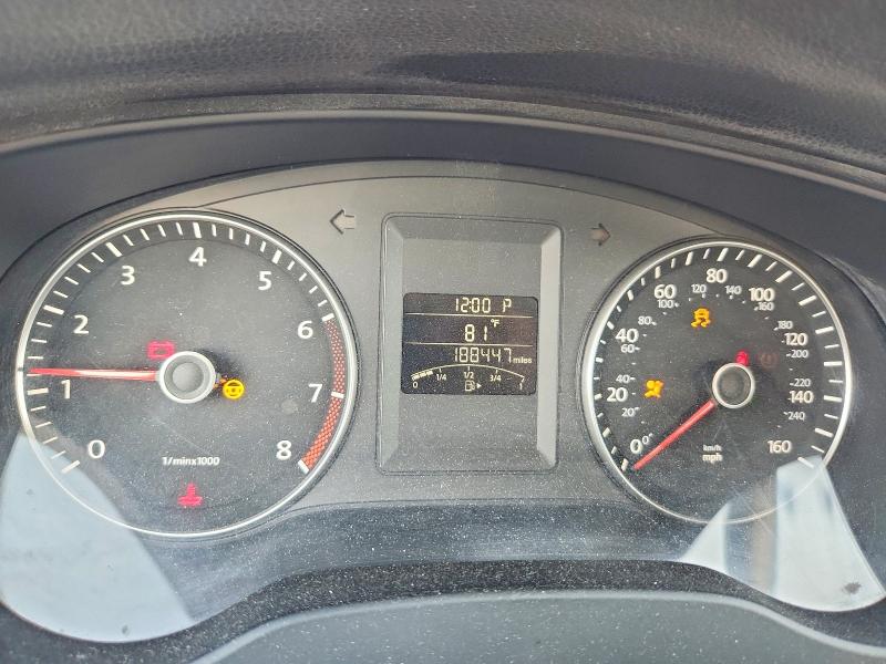 2014 Volkswagen Jetta VIN 3VWD17AJ8EM407855 COPART salvage auction — FRONT END, Tx - Salvage Vehicle Title, sold $1,600 on 2026-07-02 (photo 9)