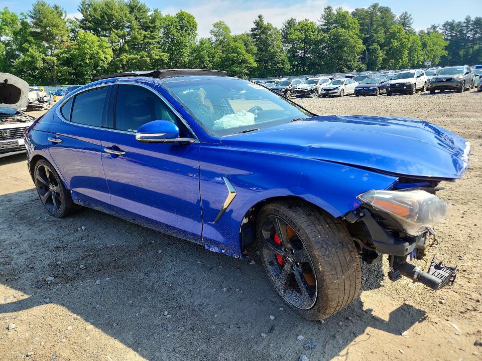 2020 Genesis G70 VIN KMTG74LE2LU042032 COPART salvage auction — FRONT END, Vt - Certificate Of Title (P), sold $2,150 on 2026-07-20 (photo 4)