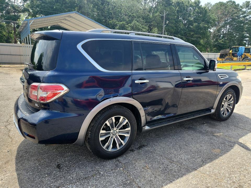 2017 Nissan Armada VIN JN8AY2ND6H9001489 COPART salvage auction — SIDE, Al - Cert Of Title-Salvage Title, sold $4,500 on 2026-07-06 (photo 3)