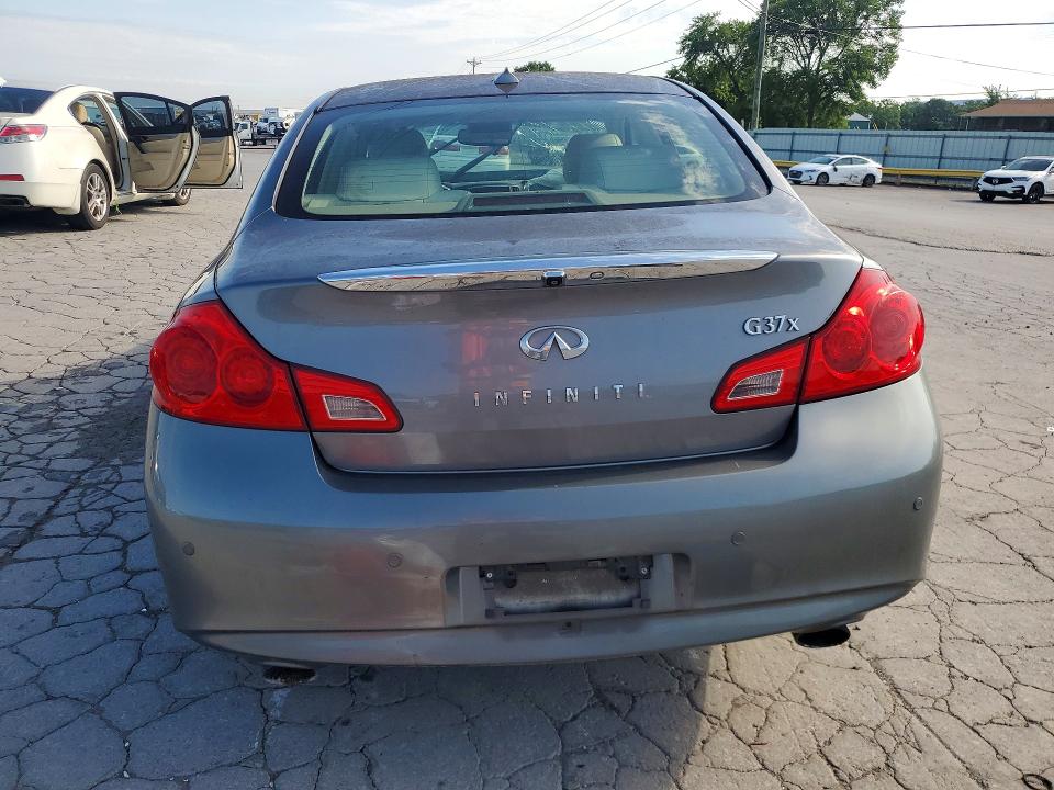 2011 Infiniti G VIN JN1CV6AR9BM405545 COPART salvage auction — FRONT END, Tn - Salvage Certificate, sold $150 on 2026-07-22 (photo 6)