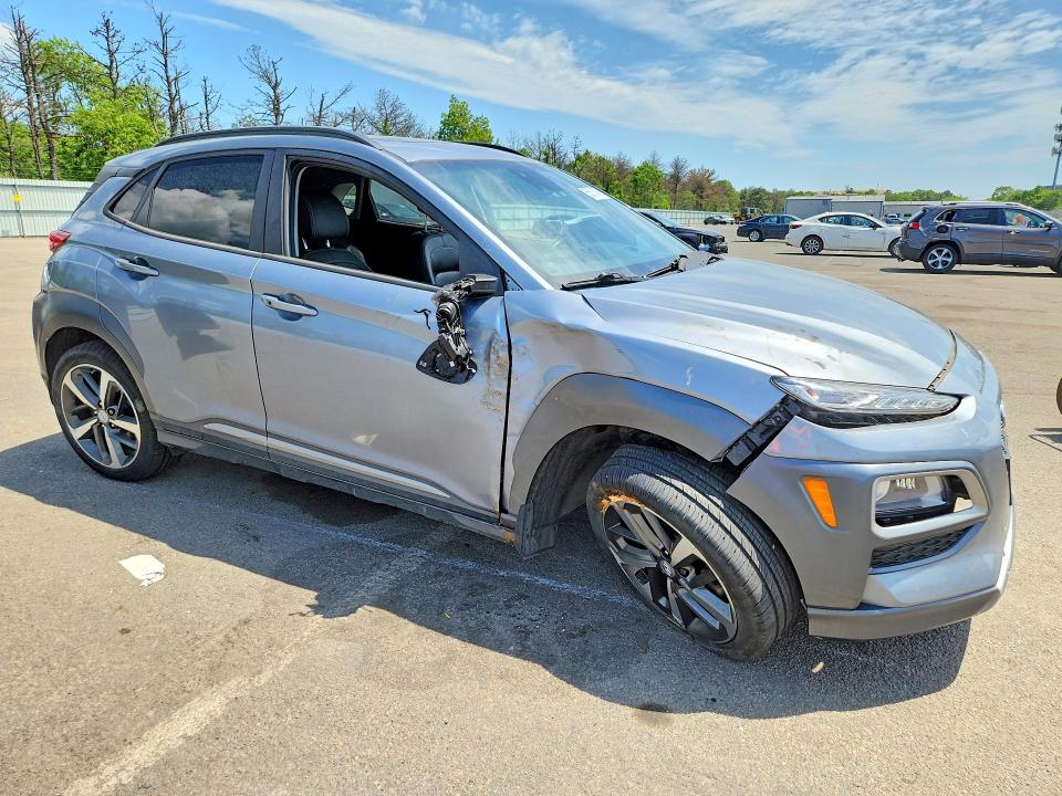 2021 Hyundai Kona VIN KM8K5CA57MU680169 COPART salvage auction — FRONT END, NY - MV-907A SALVAGE CERTIFICATE, sold $3,250 on 2026-07-27 (photo 4)
