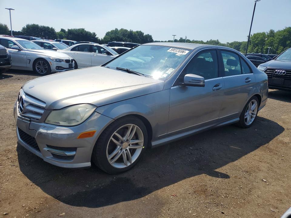2014 Mercedes-benz C class VIN WDDGF8AB2EA949861 COPART salvage auction — FRONT END, Va - Cert Of Title-Salvage Rebuilt, sold $2,700 on 2026-07-31 (photo 1)