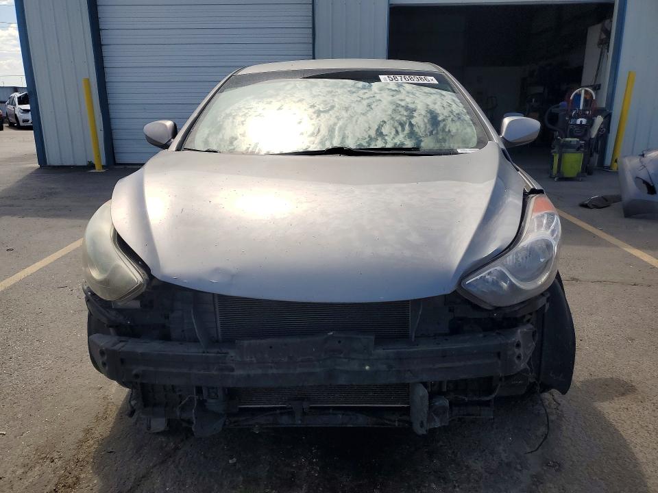 2013 Hyundai Elantra VIN KMHDH4AE5DU942633 COPART salvage auction — FRONT END, ID - SALVAGE CERTIFICATE OF TITLE, sold $875 on 2026-07-02 (photo 5)