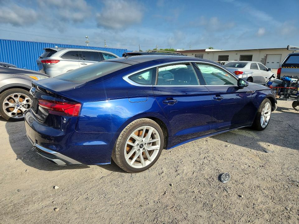 2024 Audi A5 VIN WAUFACF5XRA077121 COPART salvage auction — FRONT END, Az - Cert Of Title - Salvage, sold $9,900 on 2026-07-17 (photo 3)