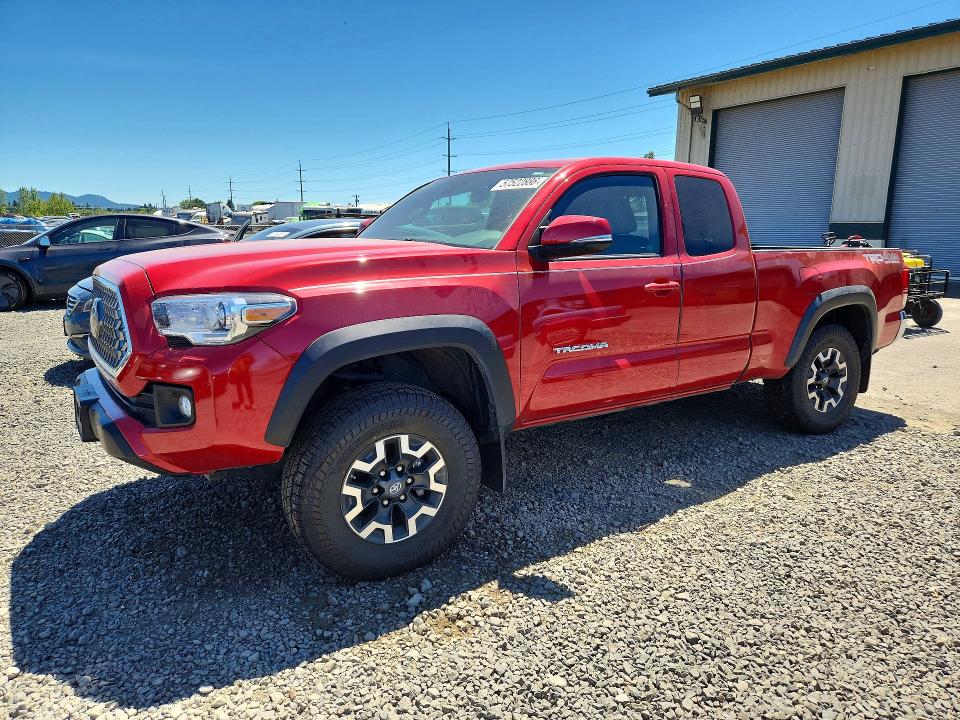 2019 Toyota Tacoma VIN 5TFSZ5AN5KX167177 COPART salvage auction — SIDE, Or - Salvage Title Certificate, sold $4,100 on 2026-07-28 (photo 1)