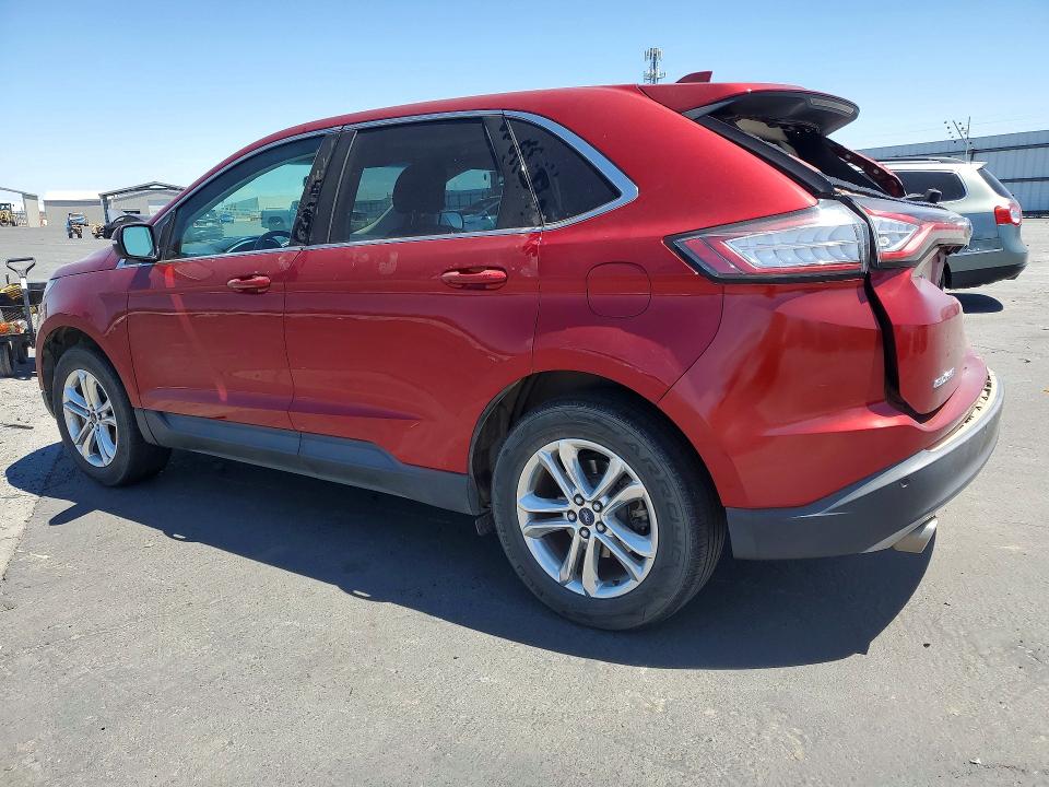 2015 Ford Edge VIN 2FMTK3J83FBB92885 COPART salvage auction — REAR END, Ca - Salvage Certificate, sold $1,950 on 2026-07-09 (photo 2)