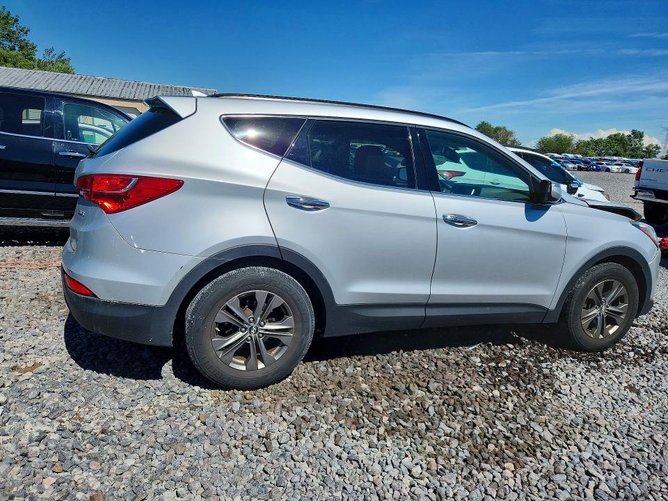 2014 Hyundai Santa fe VIN 5XYZU3LB0EG215423 COPART salvage auction — FRONT END, Wv - Salvage Certificate, sold $2,350 on 2026-07-27 (photo 3)
