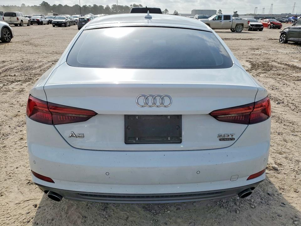 2018 Audi A5 VIN WAUENCF5XJA058315 COPART salvage auction — FRONT END, Tx - Salvage Vehicle Title, sold $1,250 on 2026-07-24 (photo 6)