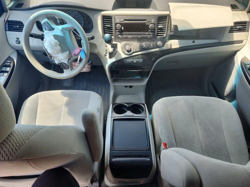 2011 Toyota Sienna VIN 5TDKK3DC8BS109511 COPART salvage auction — FRONT END, PA - CERTIFICATE OF SALVAGE, sold $1,150 on 2026-07-27 (photo 8)
