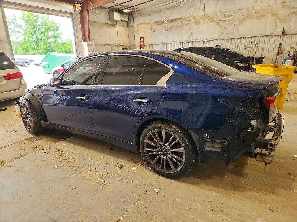 2017 Infiniti Q50 VIN JN1FV7AR2HM871040 COPART salvage auction — FRONT END, Wi - Certificate Of Title, sold $2,800 on 2026-07-15 (photo 2)