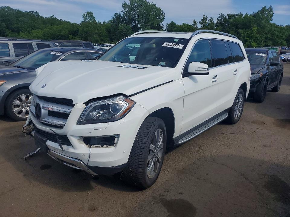 2014 Mercedes-benz Gl-klasse VIN 4JGDF7CE6EA389384 COPART salvage auction — FRONT END, Ct - Cert Of Title-Salvage, sold $2,800 on 2026-07-31 (photo 1)