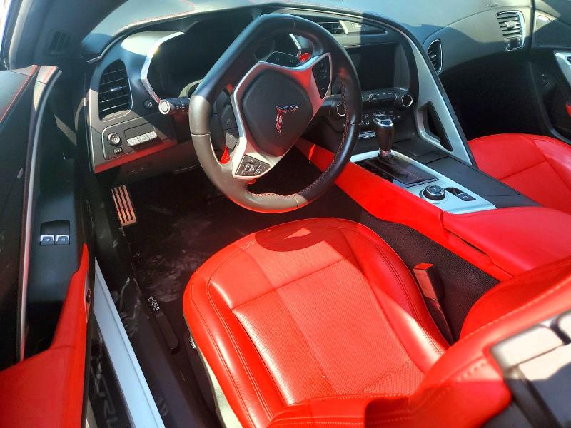2017 Chevrolet Corvette VIN 1G1YY2D77H5105673 COPART salvage auction — ROLLOVER, Ga - Cert Of Title-Salvage, sold $19,600 on 2026-07-30 (photo 8)