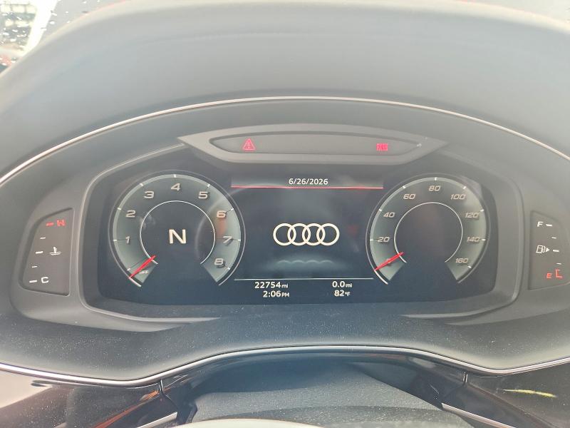 2025 Audi Sq7 VIN WA1VWBF70SD029895 COPART salvage auction — SIDE, OH - CERT OF TITLE-SALVAGE, sold $4,300 on 2026-07-24 (photo 9)