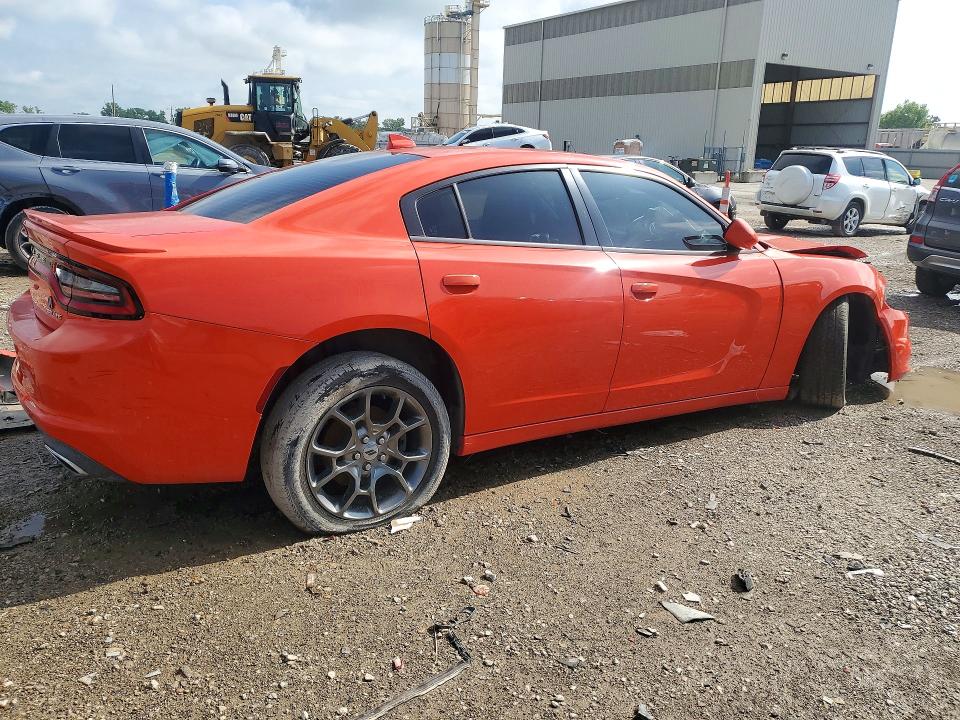 2017 Dodge Charger VIN 2C3CDXJG9HH515936 COPART salvage auction — FRONT END, Ks - Certificate Of Title, sold $2,450 on 2026-07-02 (photo 3)