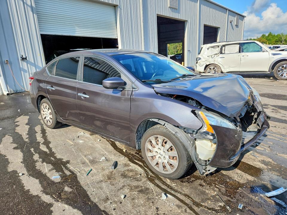 2014 Nissan Sentra VIN 3N1AB7AP0EL656263 COPART salvage auction — FRONT END, FL - CERT OF TITLE SLVG REBUILDABLE, sold $625 on 2026-07-20 (photo 4)