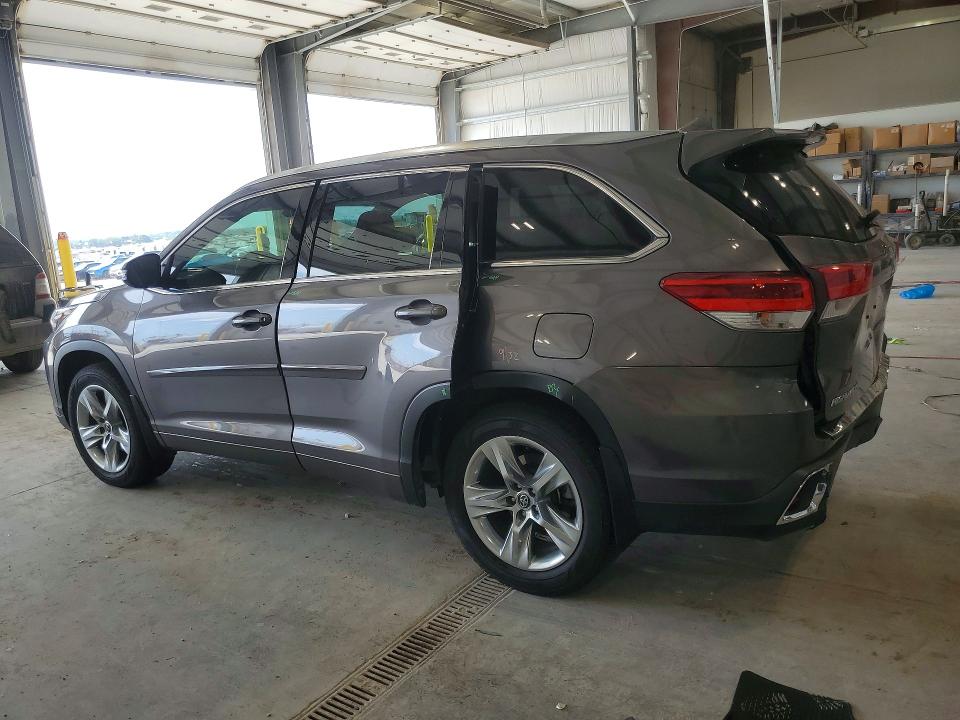 2017 Toyota Highlander VIN 5TDDZRFH9HS462459 COPART salvage auction — REAR END, Ne - Cert Of Title-Salvage, sold $10,800 on 2026-07-07 (photo 2)