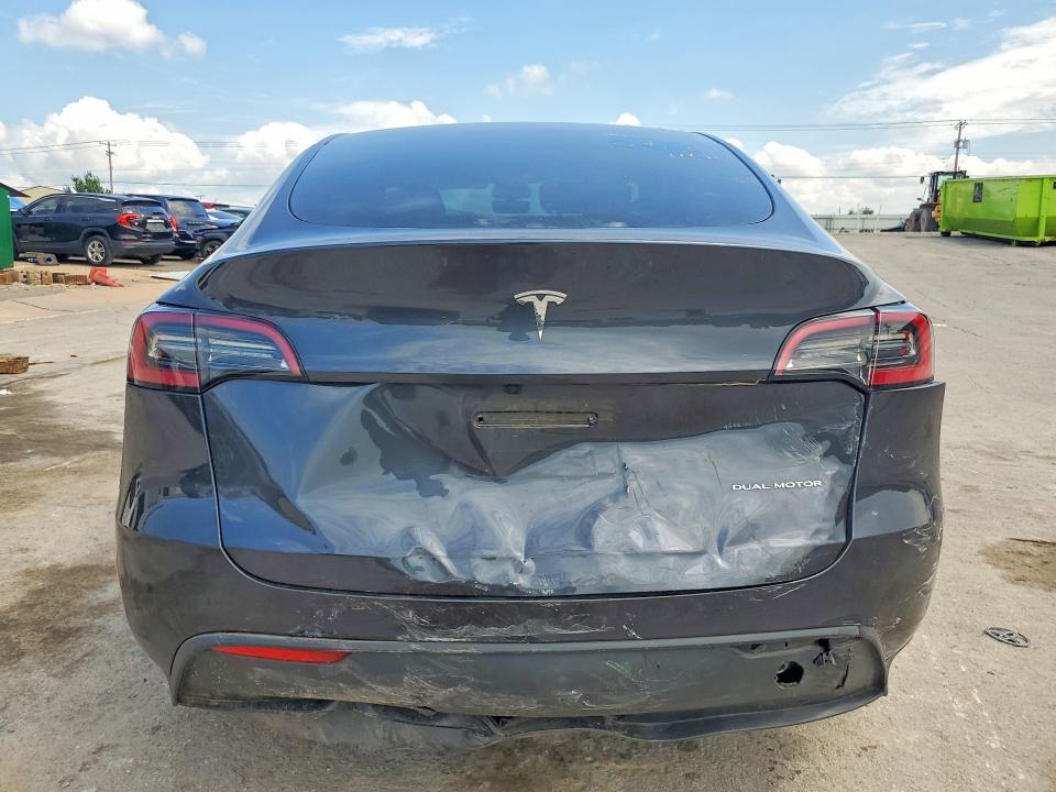 2024 Tesla Model y VIN 7SAYGDEE7RA278838 COPART salvage auction — REAR END, OK - CERT OF TITLE-SALVAGE, sold $625 on 2026-07-21 (photo 6)