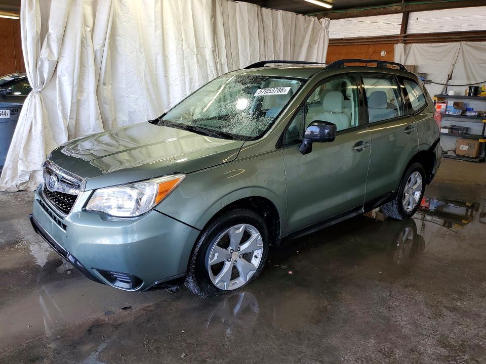 2015 Subaru Forester VIN JF2SJABCXFH547954 COPART salvage auction — FRONT END, Pa - Certificate Of Salvage, sold $1,250 on 2026-07-23 (photo 1)