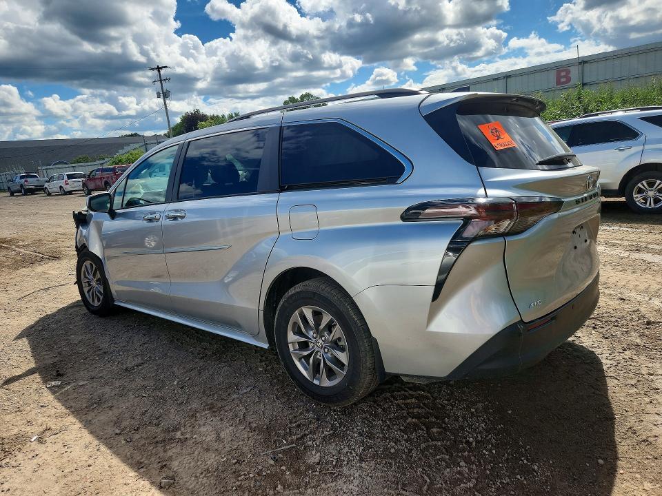 2023 Toyota Sienna VIN 5TDYSKFCXPS106697 COPART salvage auction — FRONT END, Mi - Cert Of Title-Salvage Vehicle, sold $12,100 on 2026-08-19 (photo 2)