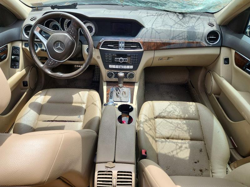 2013 Mercedes-benz C class VIN WDDGF8AB3DG098486 COPART salvage auction — ALL OVER, Oh - Cert Of Title-Salvage, sold $825 on 2026-07-09 (photo 8)