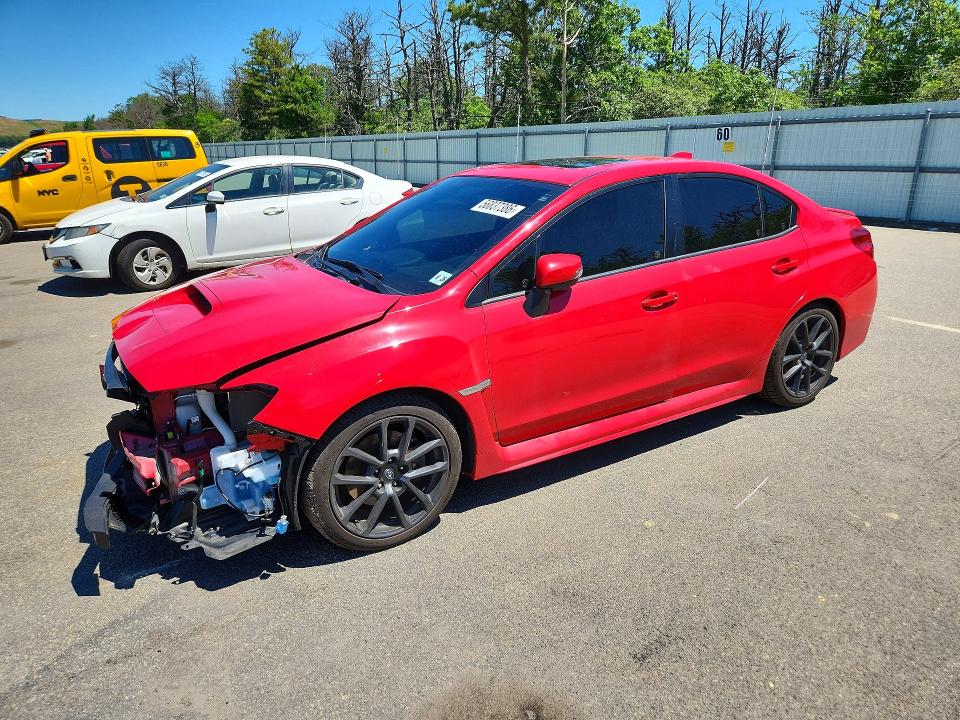 2021 Subaru Wrx VIN JF1VA1P68M8811478 COPART salvage auction — FRONT END, Ny - Mv-907A Salvage Certificate, sold $1,850 on 2026-07-22 (photo 1)
