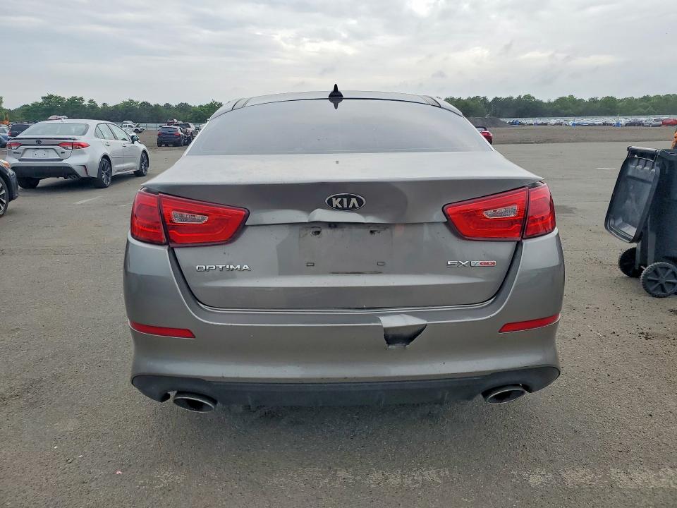 2015 Kia VIN 5XXGR4A66FG517339 COPART salvage auction — REAR END, Ny - Mv-907A Salvage Certificate, sold $725 on 2026-07-08 (photo 6)
