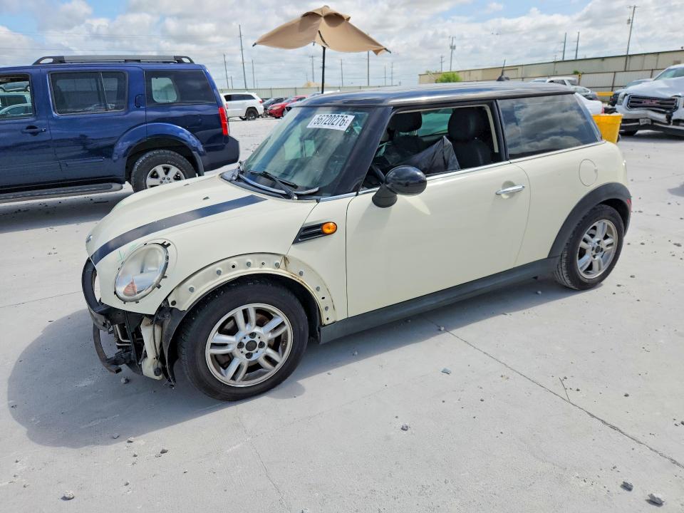 2013 Mini VIN WMWSU3C5XDT549518 COPART salvage auction — FRONT END, Tx - Certificate Of Title, sold $150 on 2026-07-28 (photo 1)