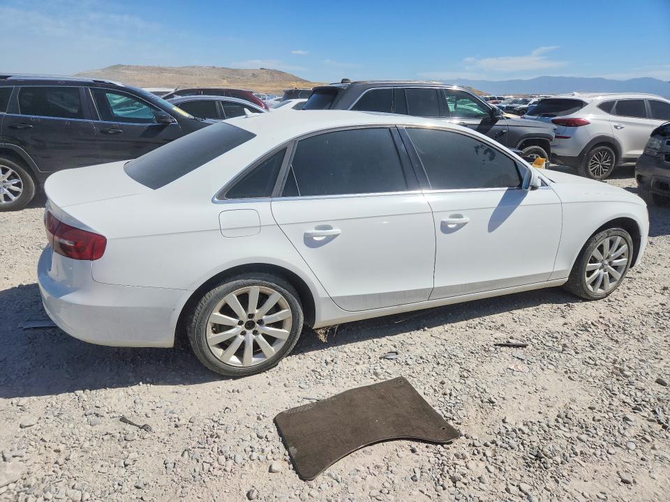 2013 Audi A4 VIN WAUBFAFL8DN013180 COPART salvage auction — FRONT END, Co - Salvage Title (P), sold $2,800 on 2026-07-17 (photo 3)
