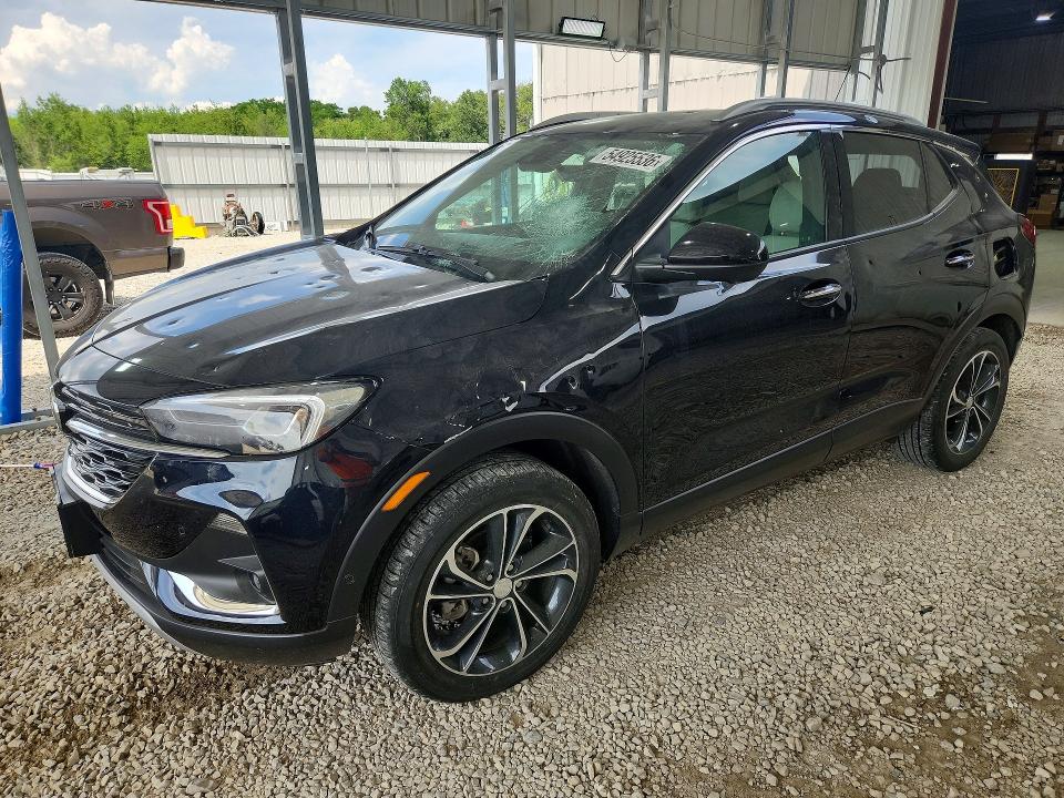 2021 Buick Encore VIN KL4MMFSL2MB132584 COPART salvage auction — HAIL, Mo - Salvage Certificate Of Title, sold $4,200 on 2026-07-08 (photo 1)